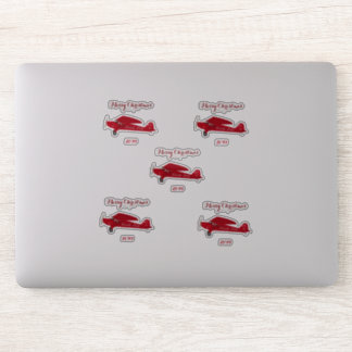 Adesivo Vinhetas de vinilo do avião de contorno