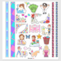 Vinhetas e Washington bonito de pequenas canalizaç