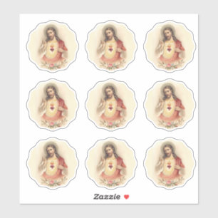 Adesivo Vinil divino religioso do compaixão de Jesus do