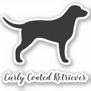 Adesivo Vinil revestido encaracolado da silhueta do cão d