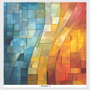 Adesivo Vinil Sticker de Arte Mosaica