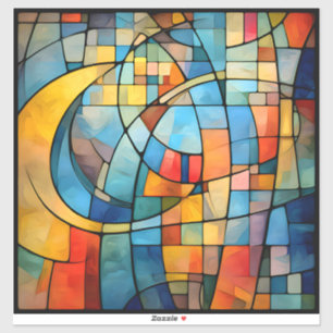 Adesivo Vinil Sticker de Arte Mosaica