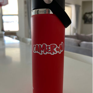 Adesivo Vinil Sticker de Nome Personalizado Editável