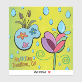 Adesivo Vinil Sticker - Está chovendo flores - Buellton.Ar