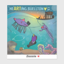 Vinil Sticker - Pesca para Monstros- Buellton.Art