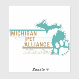 Adesivo Vinil Stickers recortados da Michigan Pet Alliance