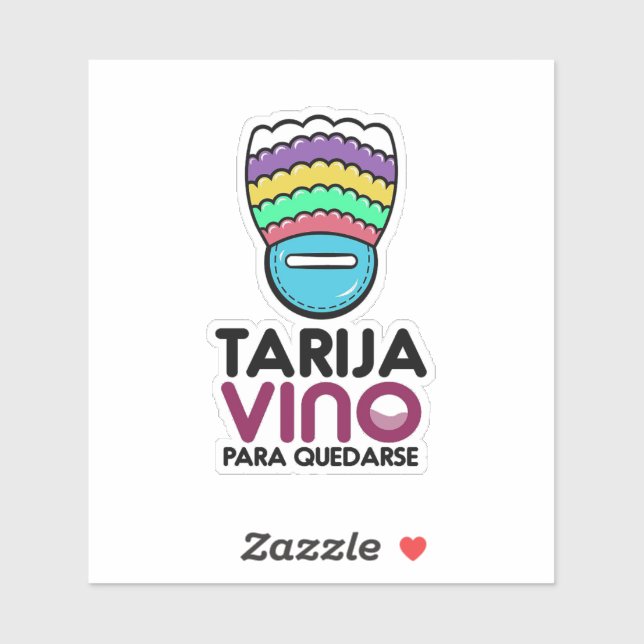Adesivo vino para quedarse (Folha)