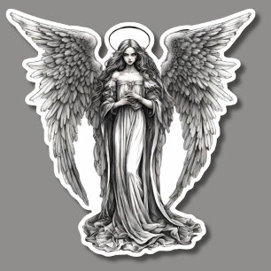 Adesivo Vintage Angel Watersafe