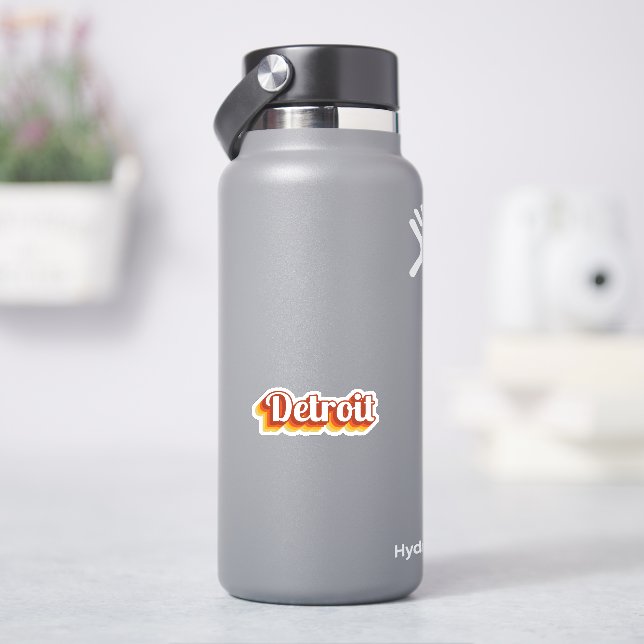 Adesivo Vintage Detroit (HidroFlask)