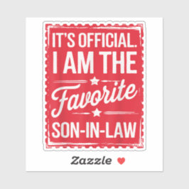 Adesivo Vintage é oficial. Sou o genro favorito.