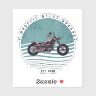 Adesivo Vintage - Excelente de Roda com Distância Retroati