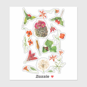 Adesivo Vintage Flower Scrapbook Stickers - Clássico