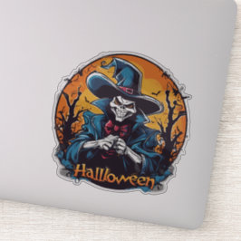 Adesivo Vintage Halloween Vamire Clássica Horror Art