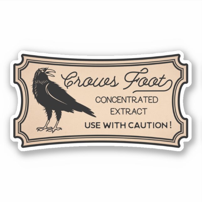 Adesivo Vintage Label Sticker (Frente)