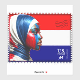 Adesivo Vintage L'Amerique - Mslm