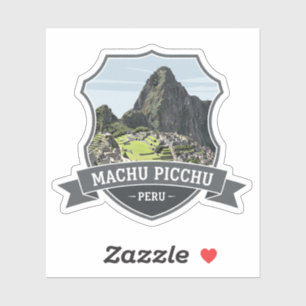 Adesivo Vintage Machu Picchu Peru Viagem Souvenir