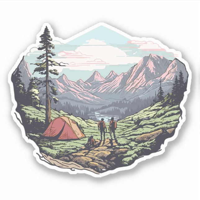 Adesivo Vintage no exterior (Frente)