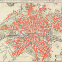 Vintage Paris viagem. Cidade antiga. Retro França