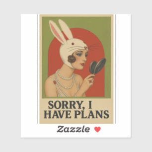 Adesivo Vintage poster