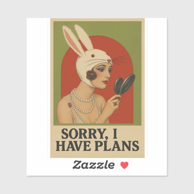 Adesivo Vintage poster (Folha)