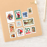Adesivo Vintage Retro US Christmas PoStage Set<br><div class="desc">Um conjunto selecionado de vinil autocolante de vinilo, constituído por antigos selos Postage do dominio público dos EUA com ilustrações de natal. Entre o início dos anos 1900 e os anos 70. Perfeito para fazer como rascunho, jornais de lixo, revistas de bala e muito mais. Isenção de responsabilidade: não utilizar...</div>