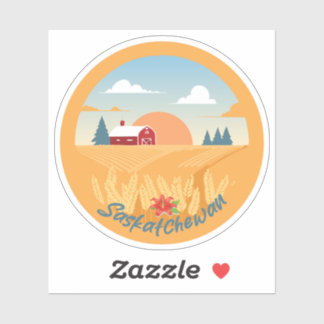 Adesivo Vintage Saskatchewan