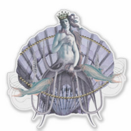 Adesivo Vintage Sea Witch Collage