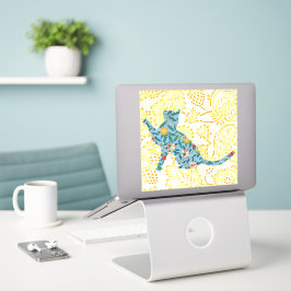 Adesivo Vintage Style Fun Cat Large Stick