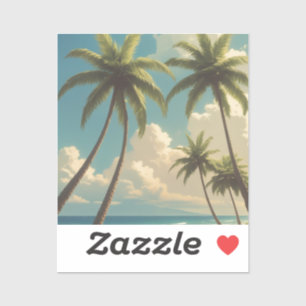 Adesivo Vintage Style Havaiano Viagem Aloha Do Havaí