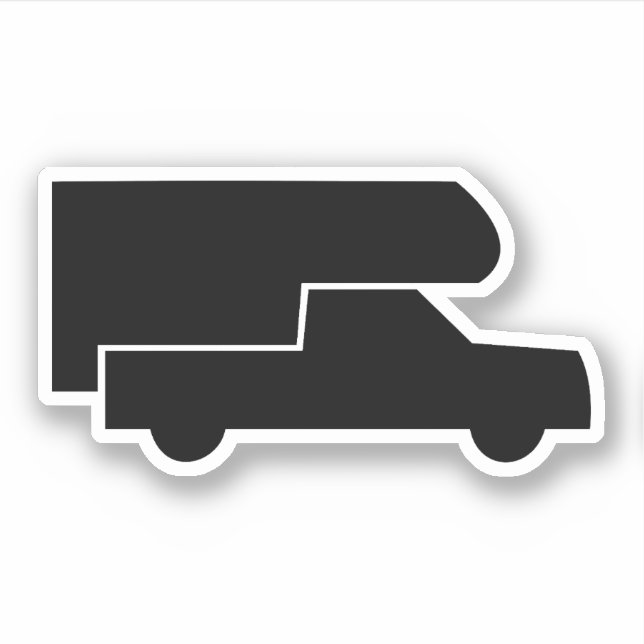 Adesivo Vintage Truck Camper (Frente)