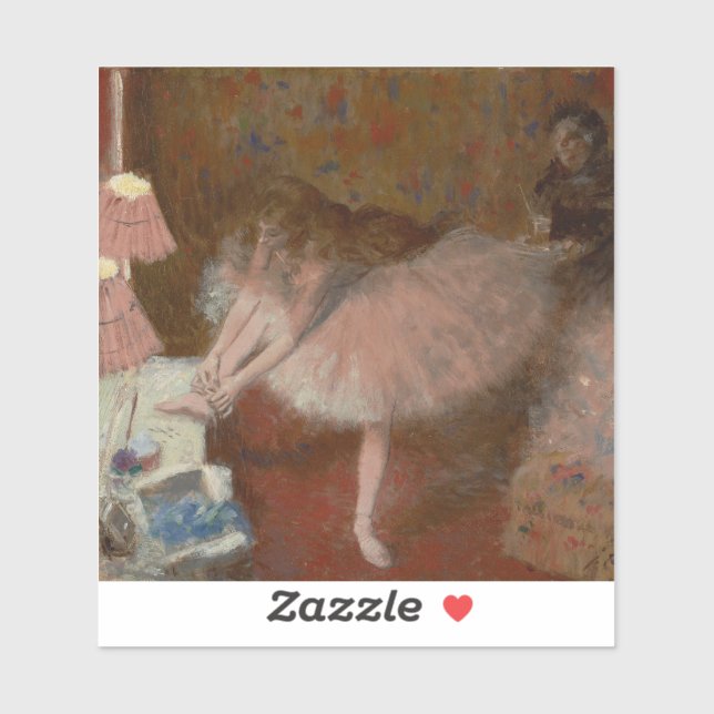 Adesivo Vintage Victorian Coquette Forain Ballerina (Folha)