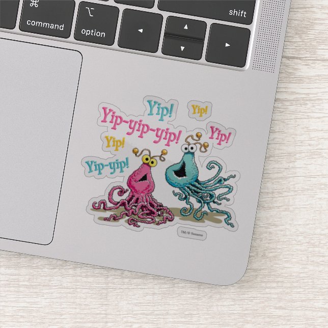 Adesivo Vintage Yip-Yips (Detalhe)