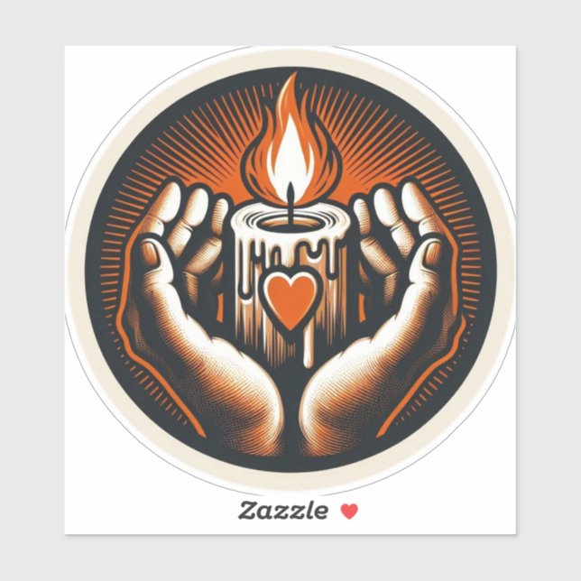 Adesivo Vintagem de Halloween (Folha)