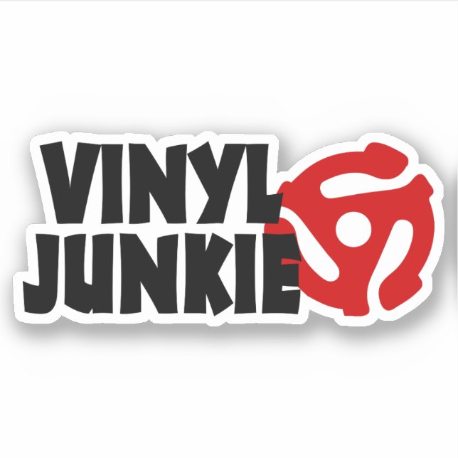 Adesivo Vinyl Junkie (Frente)