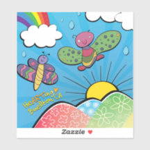 Vinyl Sticker - Adorando a Chuva - Buellton.Art