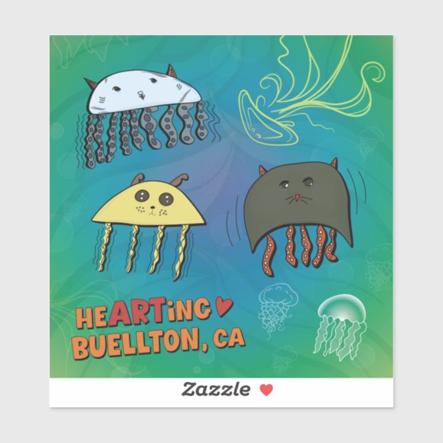 Adesivo Vinyl Sticker - Geleias em qualquer lugar - Buellt (Folha)