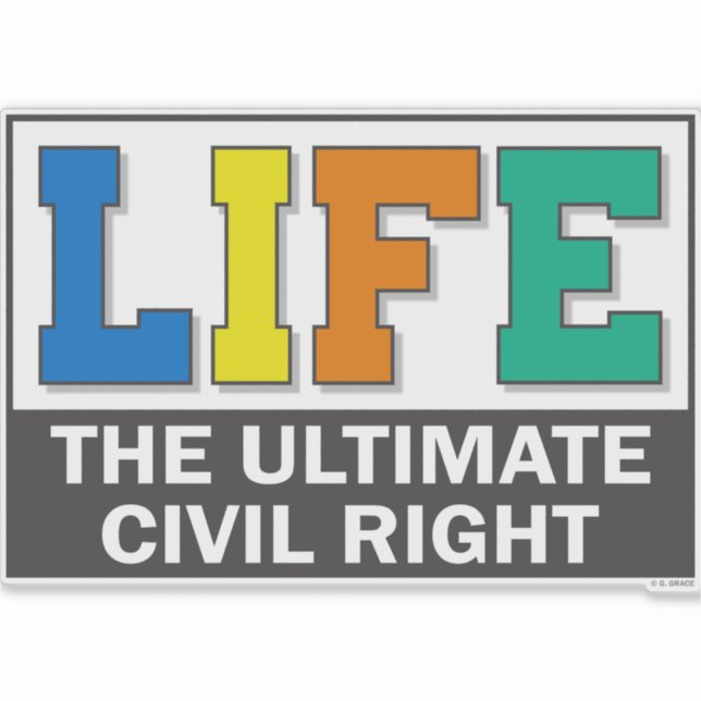 Adesivo Vinyl sticker with a bold design. (Frente)