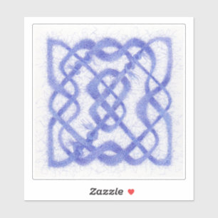 Adesivo VIOLET CELTIC KNOT 6" vinil Sticker