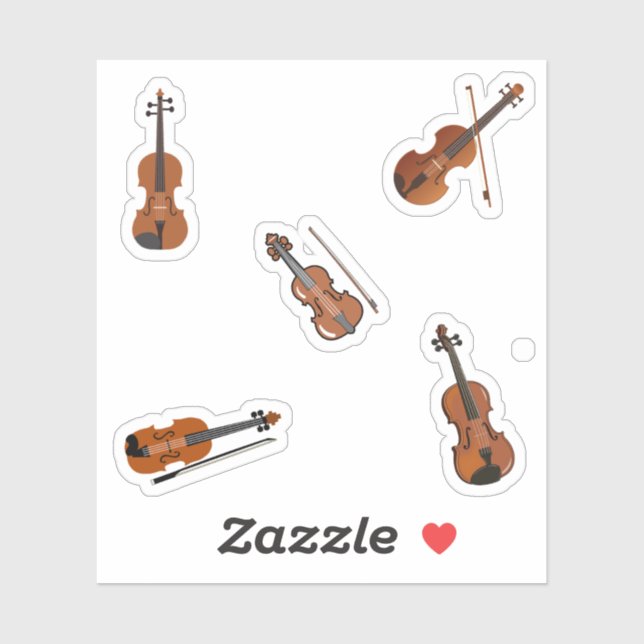 Adesivo Violin Sticker (Folha)