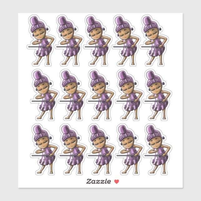 Adesivo Violino (Folha)