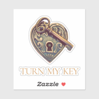 Adesivo Vire minha chave