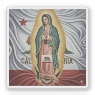 Adesivo Virgem de Guadalupe - Califórnia