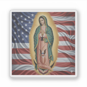 Adesivo Virgem de Guadalupe - EUA