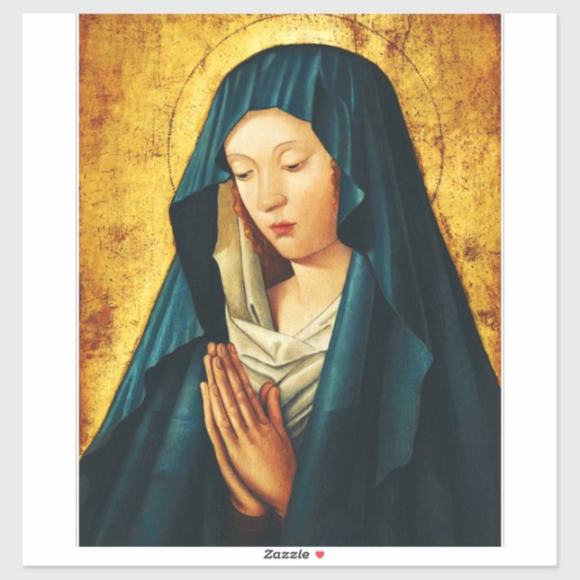 Adesivo Virgem em em Riga (Folha)