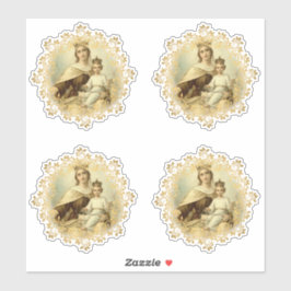 Adesivo Virgin Mary Monte Carmel Jesus Vinil Religioso