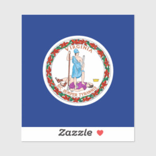 Adesivo Virginia State Flag Design
