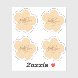 Adesivo Visita de Feriados Dourados