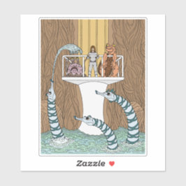 Adesivo Visitando a Piscina dos Piptrixons