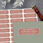 Adesivo Visitantes de casamento simples endereço 27 rótulo<br><div class="desc">Estas etiquetas de endereço de convidado de casamento fáceis de personalizar são perfeitas para a sua papelaria de casamento minimalista moderna. Esses adesivos podem ser usados para notas de obrigado, salvas as datas, convites e muito mais. Um nome e endereço de convidado diferentes podem ser impressos em cada um dos...</div>