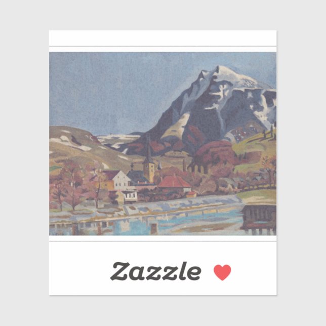 Adesivo Vista de Dolný Kubín por Arnold Peter Weisz (Folha)